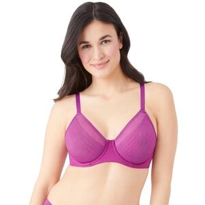 Wacoal Elevated Allure Unlined Underwire Bra Hollyhock Minimizer 40DDD